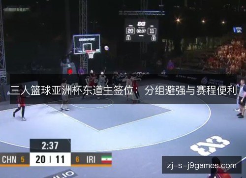 三人篮球亚洲杯东道主签位：分组避强与赛程便利